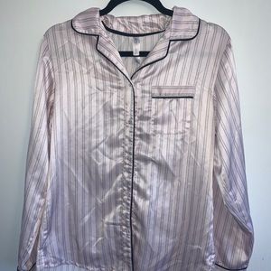 Pajama Button Up Top